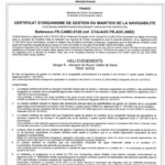 Certificat - PART CAMO